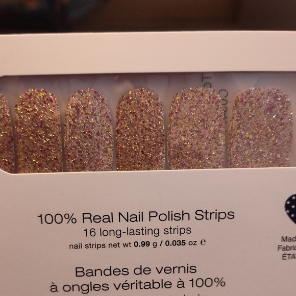 Color Street Green and White Nail Polish Strips - Picture 6 of 11